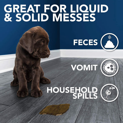 Abzorbitall Pet Mess Absorbent Towels - Multi-Surface Urine and Dog Poop Cleaning Sheets - 12 X 17 Inches - 30 Towels