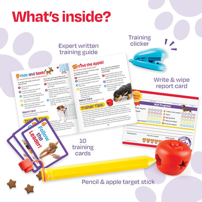 Pooch School Training Set - 15 Piece Set Training Games for Dogs, Games and Toys for Dogs