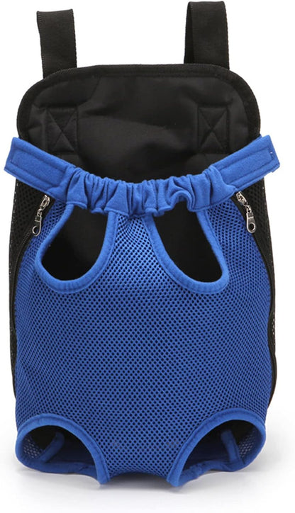 Pet Carrier Backpack for Small Medium Dogs, Front Hiking Camping Travel Bag, Size S